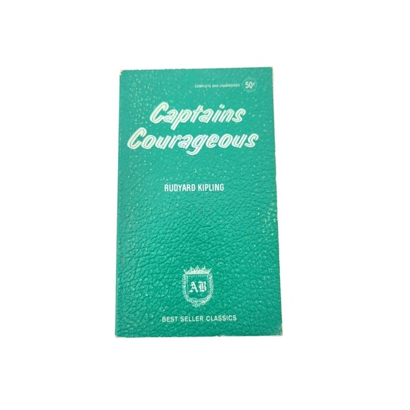 Vintage Paperback Book Captains Courageous Rudyard Kipling Unabridged Classic - Picture 1 of 4